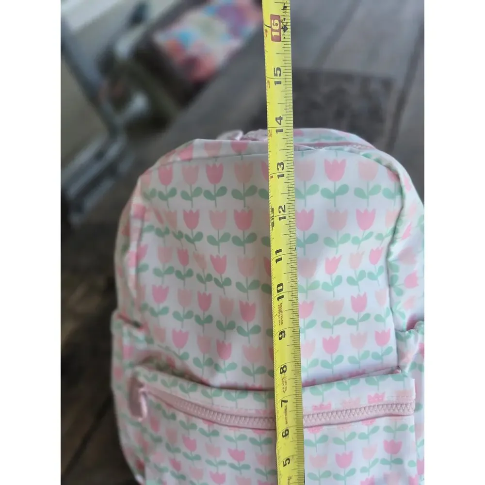 NEW Apple of my Isla Tulip backpack with drink sleeves/ wipeable/ 2 sizes
